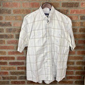 Roper Plaid Short Sleeve Button Down, XL